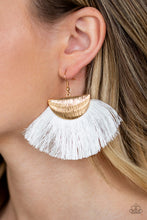 Load image into Gallery viewer, Fox Trap - White Earrings