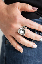 Load image into Gallery viewer, Poppy Pep - White Ring