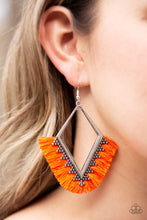 Load image into Gallery viewer, When In Peru - Orange Earrings