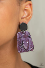 Load image into Gallery viewer, Majestic Mariner - Purple Post Earrings