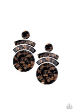 Load image into Gallery viewer, In The HAUTE Seat - Black Post Earrings