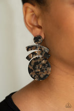 Load image into Gallery viewer, In The HAUTE Seat - Black Post Earrings