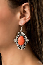 Load image into Gallery viewer, Easy As PIONEER - Orange Earrings