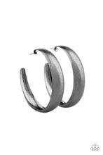Load image into Gallery viewer, HOOPS! I Did It Again - Black Hoop Earrings