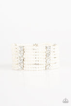 Load image into Gallery viewer, Get In Line - White Bracelet