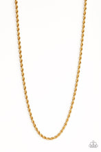 Load image into Gallery viewer, Double Dribble - Gold Necklace