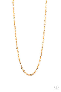Instant Replay - Gold Necklace