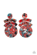 Load image into Gallery viewer, In The HAUTE Seat - Orange Post Earrings