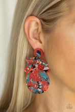 Load image into Gallery viewer, In The HAUTE Seat - Orange Post Earrings