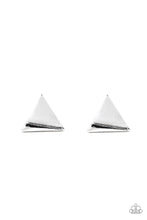 Load image into Gallery viewer, Die TRI-ing - Silver Earrings