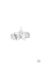 Load image into Gallery viewer, Star-Spangled Starlet - White Ring