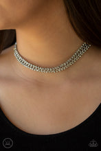 Load image into Gallery viewer, Empo-HER-ment - White Choker Necklace