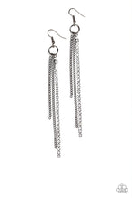 Load image into Gallery viewer, Streamlined - Black Gunmetal Earrings