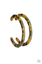 Load image into Gallery viewer, HAUTE-Blooded - Yellow Hoop Earrings