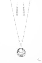 Load image into Gallery viewer, Breaking Pattern - Silver Necklace