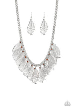 Load image into Gallery viewer, Feathery Foliage - Brown Necklace