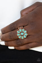 Load image into Gallery viewer, Stone Gardenia - Copper Ring
