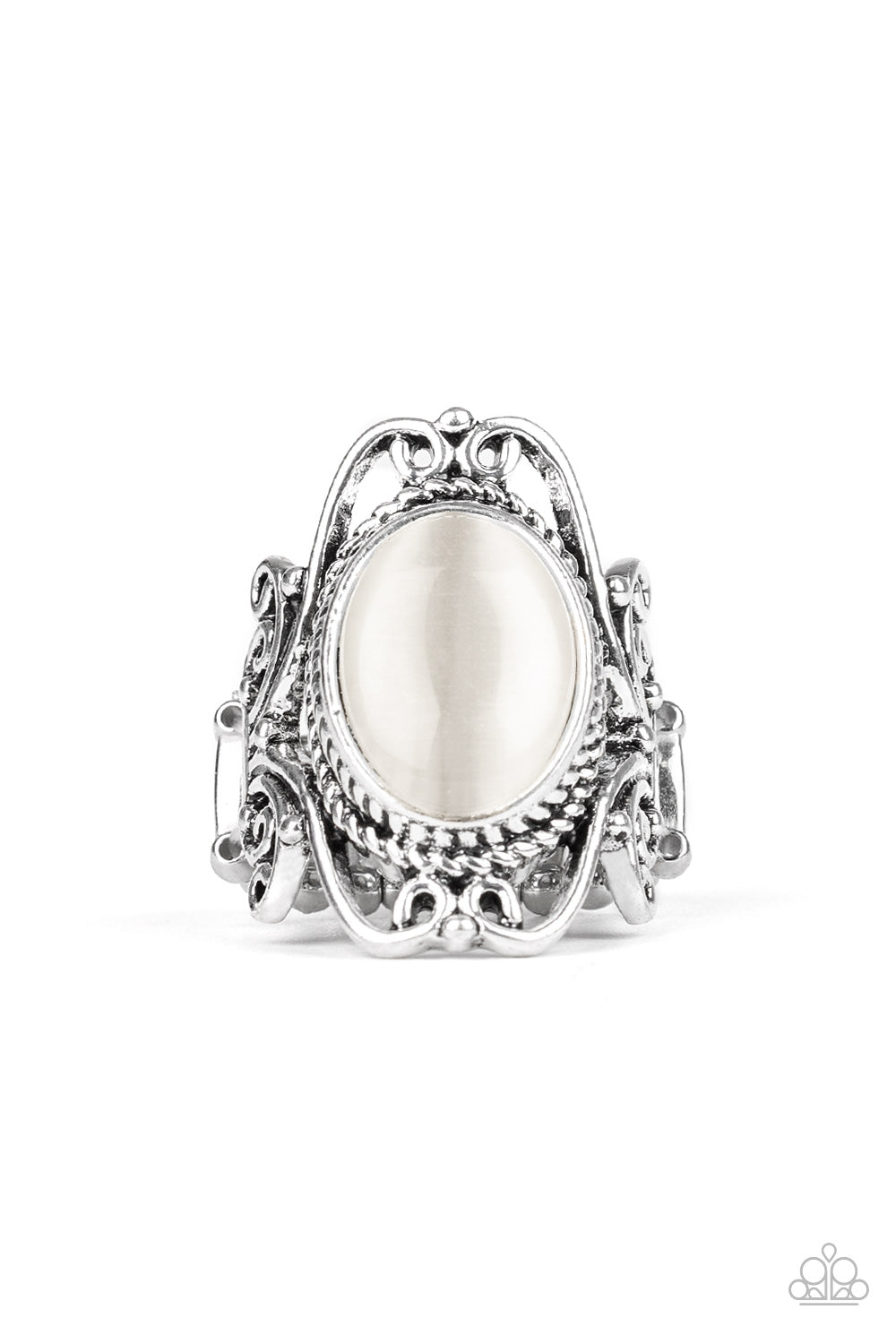 Fairytale Flair - White Ring