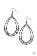 Load image into Gallery viewer, Glitz Fit - Black Gunmetal Earrings
