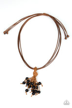 Load image into Gallery viewer, Tassel Trek - Black Necklace