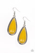Load image into Gallery viewer, Oasis Sheen - Yellow Earrings
