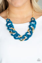 Load image into Gallery viewer, I Have A HAUTE Date - Blue Necklace
