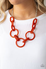 Load image into Gallery viewer, Turn Up The Heat - Orange Necklace