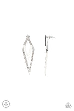 Load image into Gallery viewer, Point-BANK - White Double-Sided Post Earrings