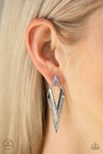Load image into Gallery viewer, Point-BANK - White Double-Sided Post Earrings