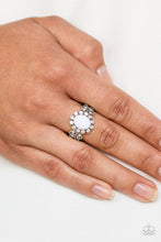 Load image into Gallery viewer, Glitter Garden - White Ring