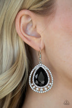 Load image into Gallery viewer, All Rise For Her Majesty - Black Earrings