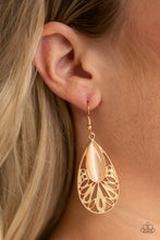 Load image into Gallery viewer, Glowing Tranquility - Gold Earrings