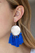 Load image into Gallery viewer, Tassel Tribute - Blue Earrings