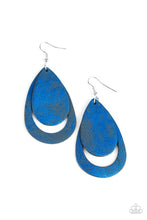 Load image into Gallery viewer, Fiery Firework - Blue Earrings