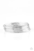 Load image into Gallery viewer, Bangle Babe - Silver Set of Bracelets