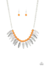Load image into Gallery viewer, Desert Plumes - Orange Necklace