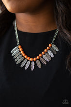Load image into Gallery viewer, Desert Plumes - Orange Necklace