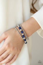 Load image into Gallery viewer, Go With The GLOW - Blue Set of Bracelets