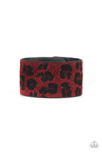 Load image into Gallery viewer, Cheetah Cabana - Red Bracelet