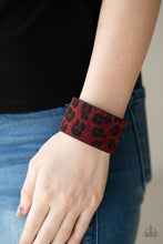 Load image into Gallery viewer, Cheetah Cabana - Red Bracelet