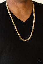 Load image into Gallery viewer, Go Down Fighting - Gold Necklace