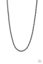 Load image into Gallery viewer, Go Down Fighting - Black Gunmetal Necklace