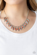 Load image into Gallery viewer, Boldly Airborne - Orange Necklace