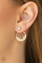 Load image into Gallery viewer, Rich Blitz - Gold Double-Sided Post Earrings