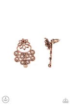 Load image into Gallery viewer, Garden Spindrift - Copper Double-Sided Post Earrings