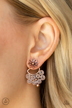 Load image into Gallery viewer, Garden Spindrift - Copper Double-Sided Post Earrings