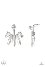 Load image into Gallery viewer, Stunningly Striking - White Double-Sided Post Earrings