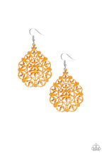 Load image into Gallery viewer, Garden Party Princess - Orange Earrings