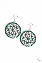 Load image into Gallery viewer, Merry Mandalas - Green Earrings
