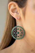 Load image into Gallery viewer, Merry Mandalas - Green Earrings